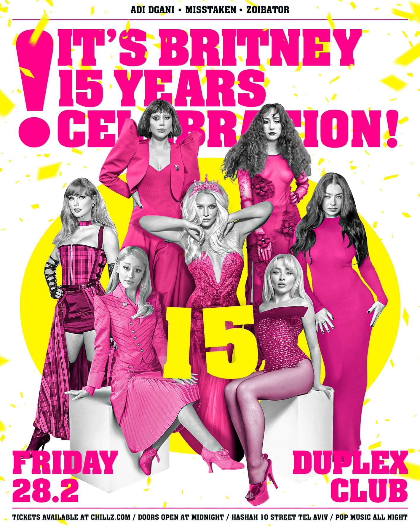 IT'S BRITNEY BITCH 15 YEARS CELEBRATION! @DUPLEX CLUB! FRIDAY 28/2